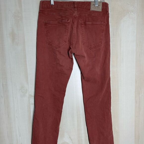 Abercrombie and Fitch red rust color skinny jeans,‎ size 29 - Picture 16 of 16